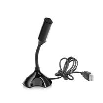 Microfone USB ajustável estúdio de canto para streaming de jogos Microfone com suporte de mesa para laptop e computador