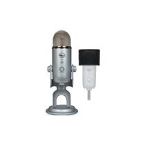 Microfone USB Blue Microphones Yeti Prata Kit Completo