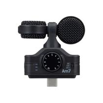 Microfone USB-C Zoom Am7 para Android - Qualidade de Som Estéreo Superior