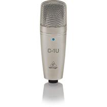 Microfone USB de condensador de estúdio Behringer C-1U com software Microfone USB de condensador de estúdio Behringer C-1U com software