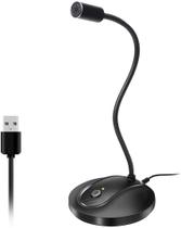 Microfone USB de mesa - Plug & Play