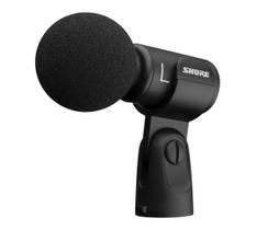 Microfone USB Estéreo Shure MV88+ para Streaming - Preto