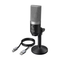 Microfone Usb Fifine K670 Condensador Cardioide Podcasting - Silver