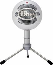 Microfone USB Logitech para criadores azul Snowball iCE White