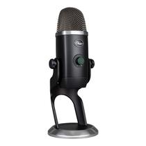 Microfone USB Logitech para criadores Blue Yeti X cinza escuro