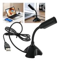 Microfone USB Mesa Flexível Omnidirecional Para Computador Lelong LE-917 Microfone USB Mesa Flexível Omnidirecional Para Computador Lelong LE-917