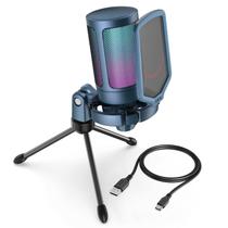 Microfone USB para PC para streaming de jogos FIFINE AmpliGame Blue Microfone USB para PC para streaming de jogos FIFINE AmpliGame Blue