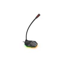 Microfone USB Preto Redragon Stix GM99 com Iluminação RGB