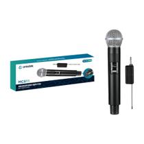 Microfone VHF Recarregável Conexão P2 Sem Fio 50 Metros