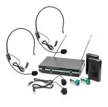 Microfone Vhf s/ Fio Headset Lapela Lelong LE-910 Preto Microfone Vhf s/ Fio Headset Lapela Lelong LE-910 Preto