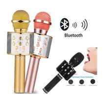 Microfone via Bluetooth Karaoke sem Fio