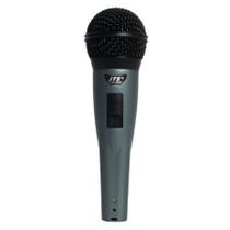Microfone Vocal Cardioide Dinâmico Cinza Escuro JTS CX-08S