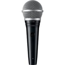 Microfone Vocal Com Fio Preto PGA48-LC Shure