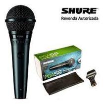 Microfone Vocal Dinâmico Shure PGA58 LC