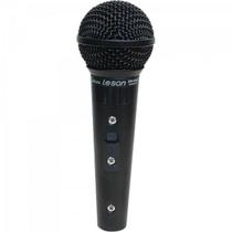 Microfone Vocal Leson SM58 P4BK Profissional Preto Fosco F002
