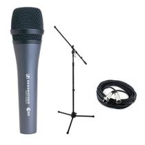 Microfone Vocal portátil dinâmico Sennheiser E835 com suporte
