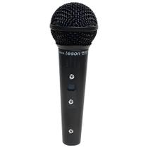 Microfone Vocal Profissional Leson SM58 P4BK Preto Fosco