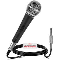 Microfone vocal Pyle PDMIC59 Dynamic Cardioid com cabo 4,5 m
