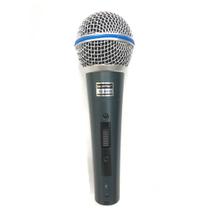 Microfone Vocal SK-M58B Dinâmico com Cabo e Cachimbo - Skypix