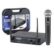 Microfone Vokal Dvs100Sm Sem Fio Uhf Com Maleta Microfone Vokal Dvs100Sm Sem Fio Uhf Com Maleta