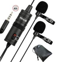 Microfone Vokal Lapela Duplo Slm20 Profissional Microfone Vokal Lapela Duplo Slm20 Profissional