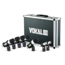 Microfone vokal vdm7 kit c/7pçs p/bateria