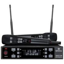 Microfone waldman sem fio fidelity duplo wfd-300/530
