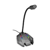 Microfone Warrior Gamer Usb Com Led Ph363