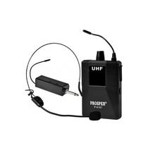 Microfone Wireless Headset UHF Prosper P 6187 - Profissional