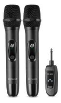 Microfone Wireless Karaokê Aws-mic-01 Bivolt Aiwa Preto Microfone Wireless Karaokê Aws-mic-01 Bivolt Aiwa Preto
