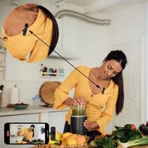 Microfone Wireless Lapela iPhone Android USB-C Plug Play