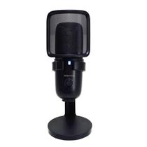 Microfone XP 500 Polyvox Podcast USB Estúdio Gravação Profissional Preto