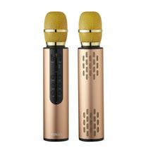 Microfone YONVO Karaokê Sem Fio Bluetooth 5.3 10W Dourado Microfone YONVO Karaokê Sem Fio Bluetooth 5.3 10W Dourado
