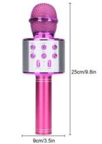 Microfone Youtuber Bluetooth Karaokê Sem Fio Show Musica