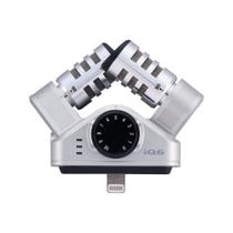 Microfone Zoom iQ6 Stereo X/Y para gravação em iPhone/iPad