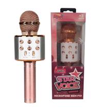 Microfone zoop toys bluetooth zp996 rose