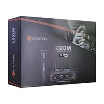 Microfones Dinâmico Cardióide sem Fio Kadosh K-502M