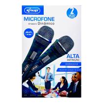 Microfones Dinâmico Knup Alta Definição Kit Com 2 Unidades