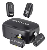 Microfones Hollyland Lark A1 Combo Preto P/ iPhone e Android Microfones Hollyland Lark A1 Combo Preto P/ iPhone e Android