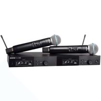 Microfones Sem Fio Duplo de Mão SLXD-24DBR/B58 L55 - Shure