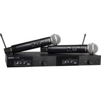 Microfones Sem Fio Duplo de Mao SLXD-24DBR/SM58 L55 - Shure Microfones Sem Fio Duplo de Mao SLXD-24DBR/SM58 L55 - Shure