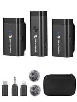 Microfones sem fio Lavalier Sevenoak SKM-W1 Pro para iPhone/Android/Câmera Microfones sem fio Lavalier Sevenoak SKM-W1 Pro para iPhone/Android/Câmera