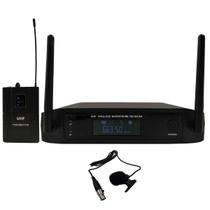 Microfones Sem Fio Le Son Ls901 Lapela Preta Som Audio