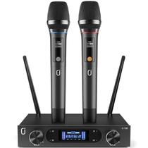 Microfones Sem Fio Profissionais HWWR UHF XLR para Karaokê