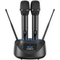 Microfones TONOR TW-790 sem fio recarregáveis UHF 80 m Microfones TONOR TW-790 sem fio recarregáveis UHF 80 m