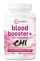 Microingredientes Blood Booster+Suplemento de Ferro 60 cápsulas Microingredientes Blood Booster+Suplemento de Ferro 60 cápsulas