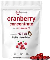 Microingredientes de cápsulas de cranberry 40000 mg com vitamina C