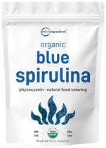Microingredientes em pó de espirulina azul 60 porções 60g