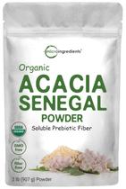 Microingredientes em pó de fibra orgânica Acacia Senegal 1kg