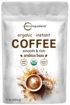 Microingredientes orgânicos de café instantâneo 454g